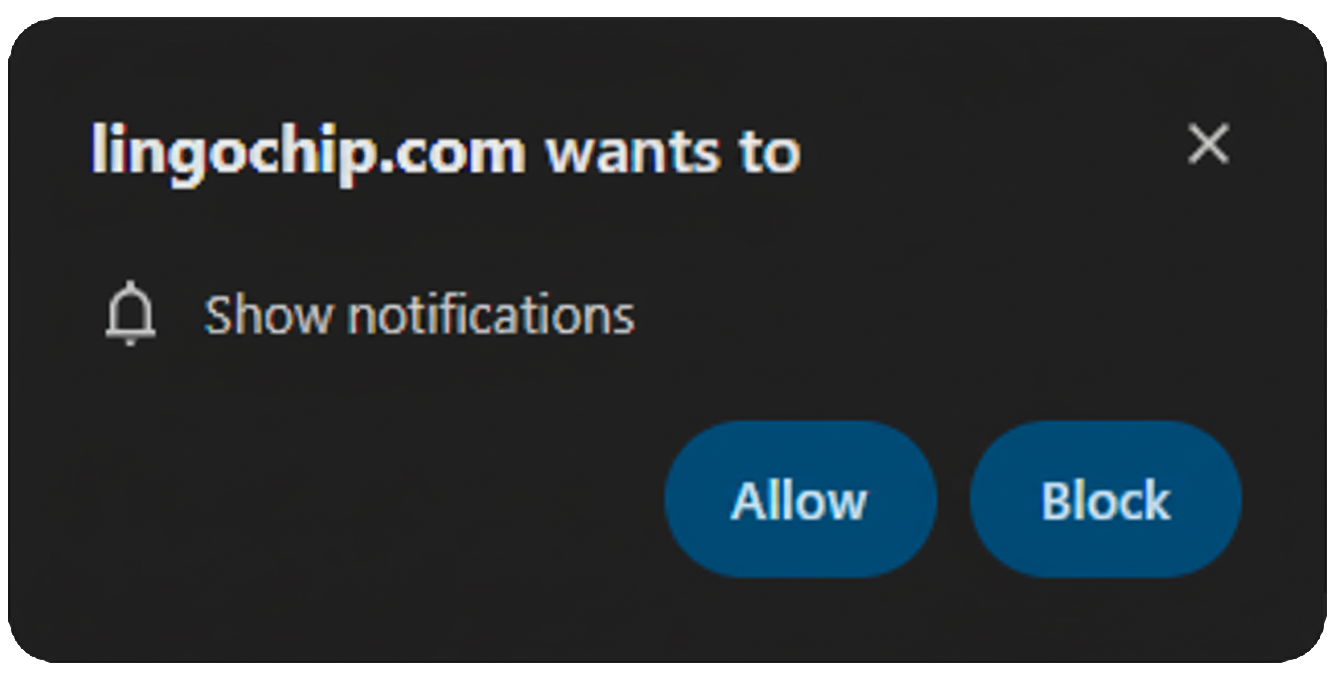 Enable notifications